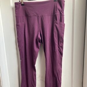 Athleta Pink Leggings, L